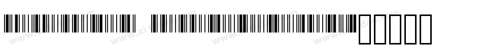 Libre Barcode字体转换
